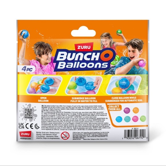 Zuru Bunch O Balloons Reusable Water Balloons 4pc - Picture 8 of 8